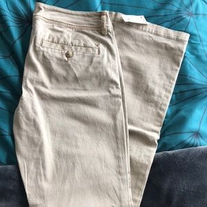 American Eagle Kick Boot Khakis